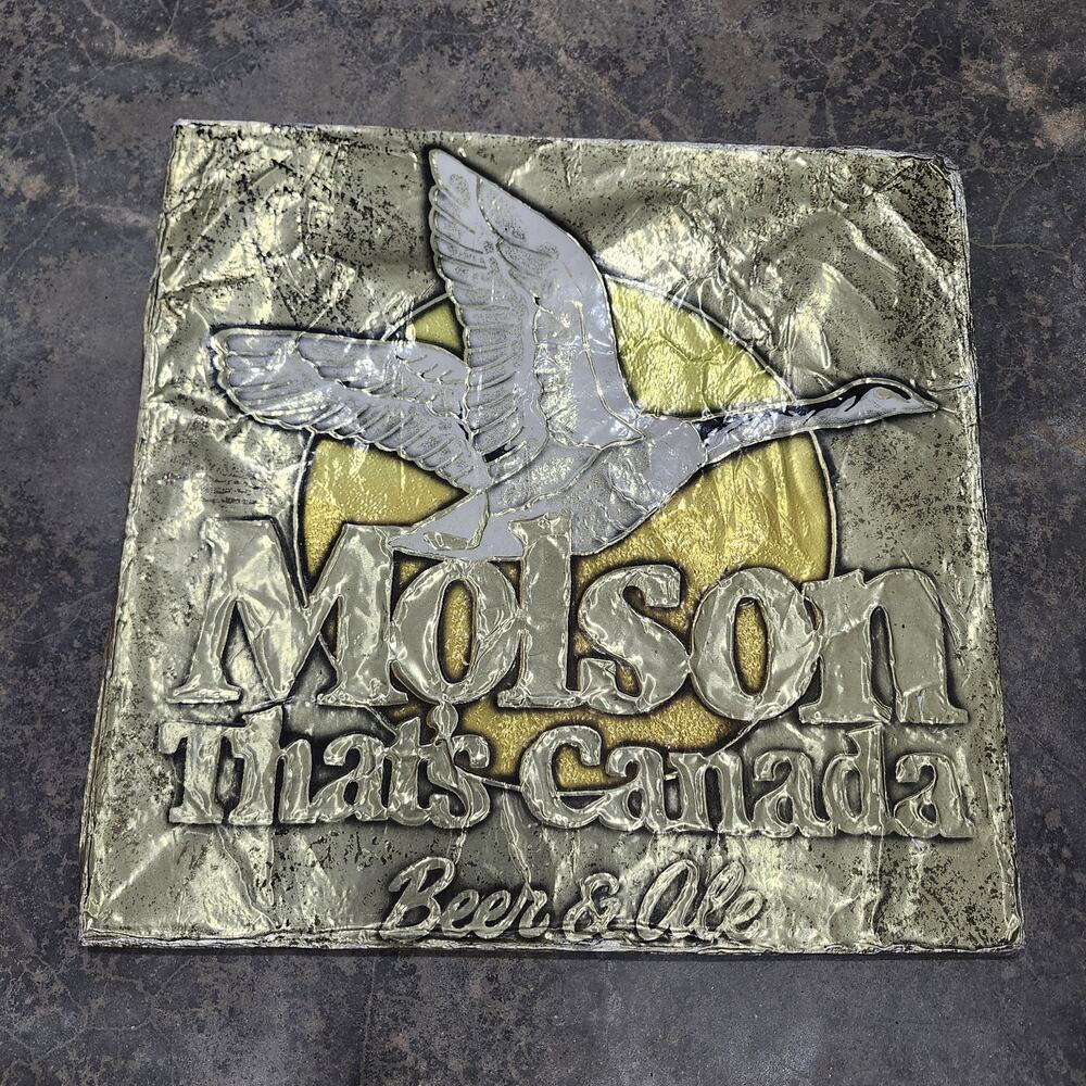 Molson - That's Canada Beer & Ale - Tin Over Pressboard Sign
